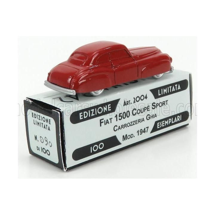 OFFICINA 942 FIAT 1500 GHIA COUPE GRAN SPORT 1947 - RED 1/76