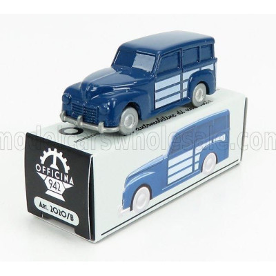 OFFICINA 942 FIAT 1100 BL GIARDINETTA METALLICA CARROZZERIA MONTEROSA 1958 - 2 TONE BLUE 1/76