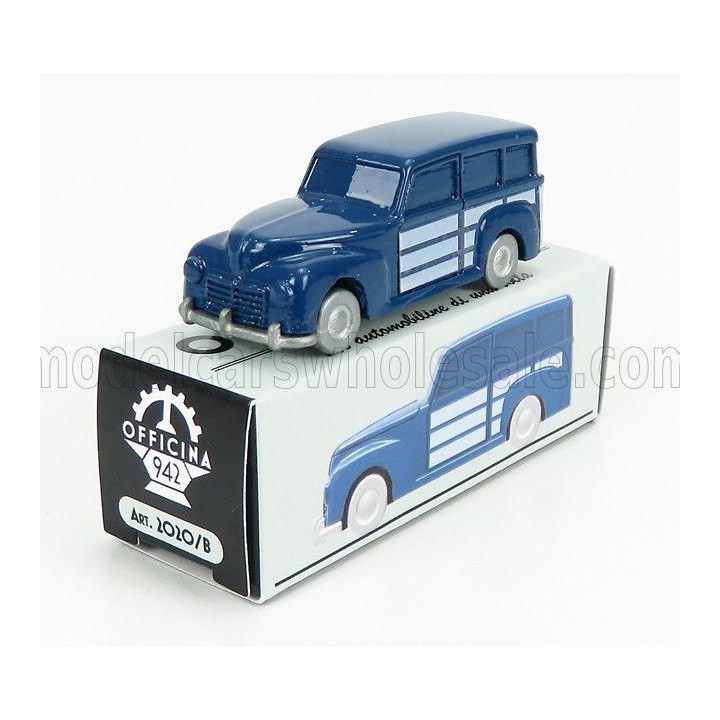 OFFICINA 942 FIAT 1100 BL GIARDINETTA METALLICA CARROZZERIA MONTEROSA 1958 - 2 TONE BLUE 1/76