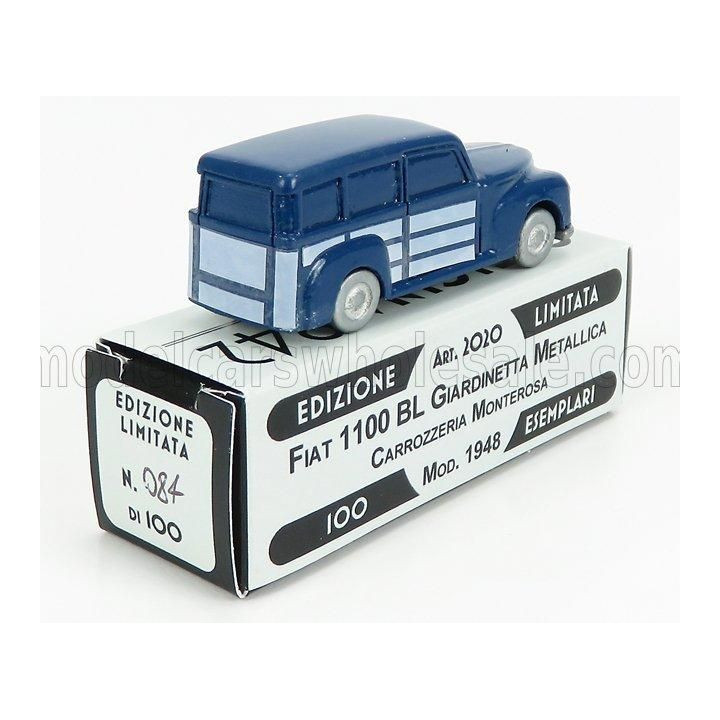OFFICINA 942 FIAT 1100 BL GIARDINETTA METALLICA CARROZZERIA MONTEROSA 1958 - 2 TONE BLUE 1/76