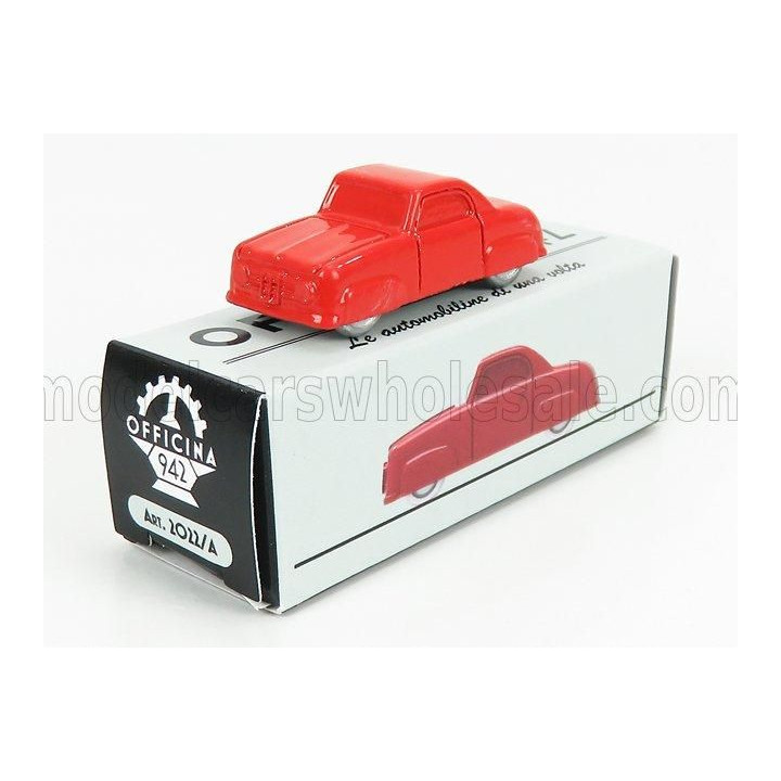 OFFICINA 942 FIAT 500 BERLINETTA CARROZZERIA VIGNALE 1947 - RED 1/76