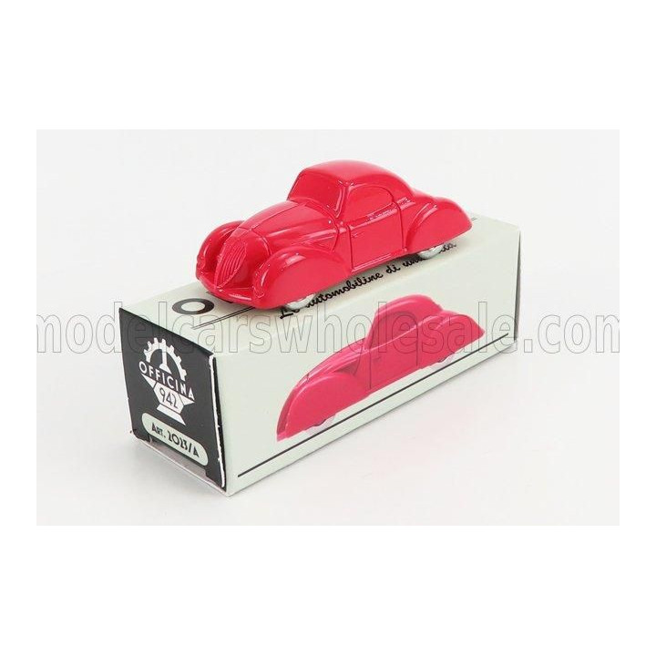 OFFICINA 942 FIAT 1100 COUPE AERODINAMICO CARROZZERIA CASTAGNA 1937 - RED 1/76