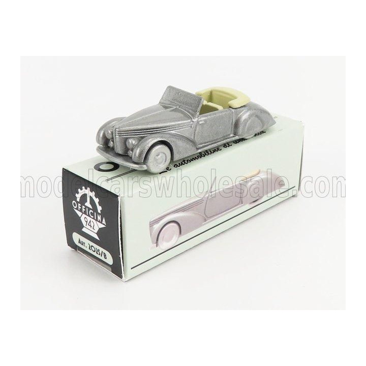 OFFICINA 942 FIAT 1500 CABRIOLET CARROZZERIA VIOTTI 1940 - GRIGIO MET 1/76
