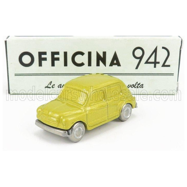 OFFICINA 942 FIAT 600 LUCCIOLA CARROZZERIA FRANCIS LOMBARDI 1957 - GOLD MET 1/76