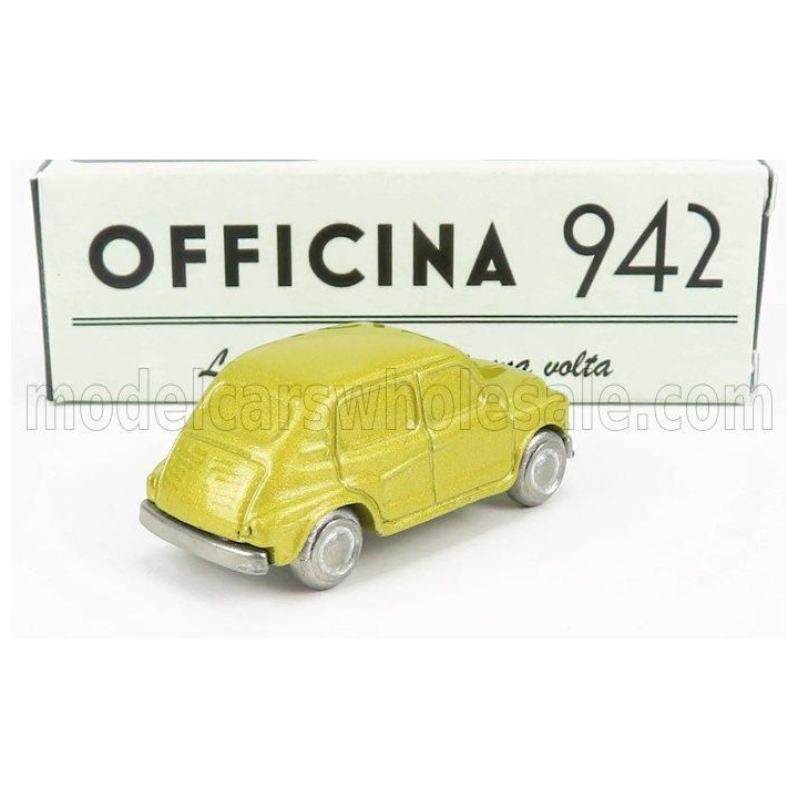 OFFICINA 942 FIAT 600 LUCCIOLA CARROZZERIA FRANCIS LOMBARDI 1957 - GOLD MET 1/76