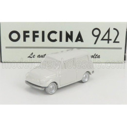 OFFICINA 942 FIAT 500 UTILITY FRANCIS LOMBARDI 1959 - LIGHT GREY 1/76