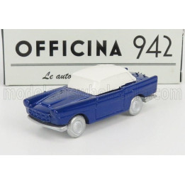 OFFICINA 942 FIAT 1200 COUPE CARROZZERIA SCIONIERI 1958 - BLUE WHITE 1/76