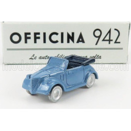 OFFICINA 942 FIAT 500A CABRIOLET CARROZZERIA MONTESCANI 1939 - LIGHT BLUE 1/76