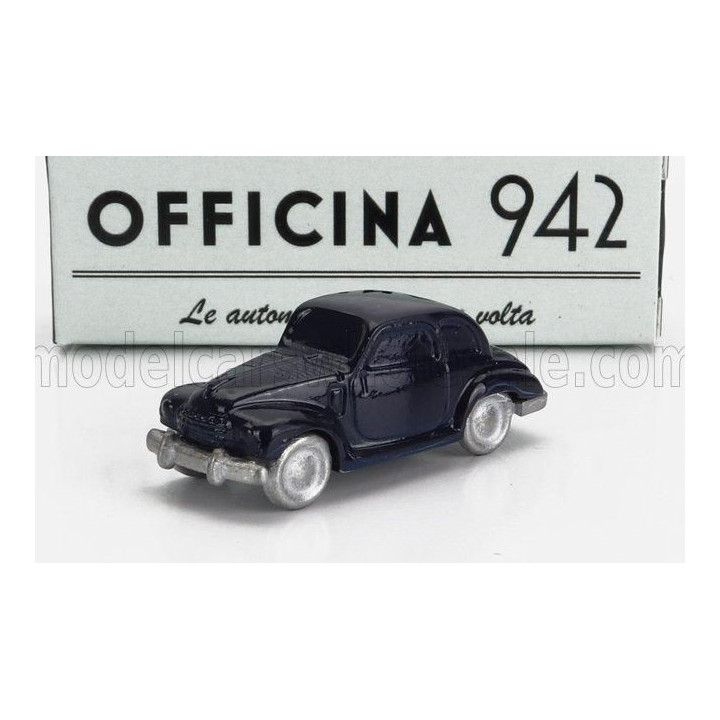 OFFICINA 942 FIAT 500C 4 POSTI CARROZZERIA ROLFO 1950 - BLUE 1/76