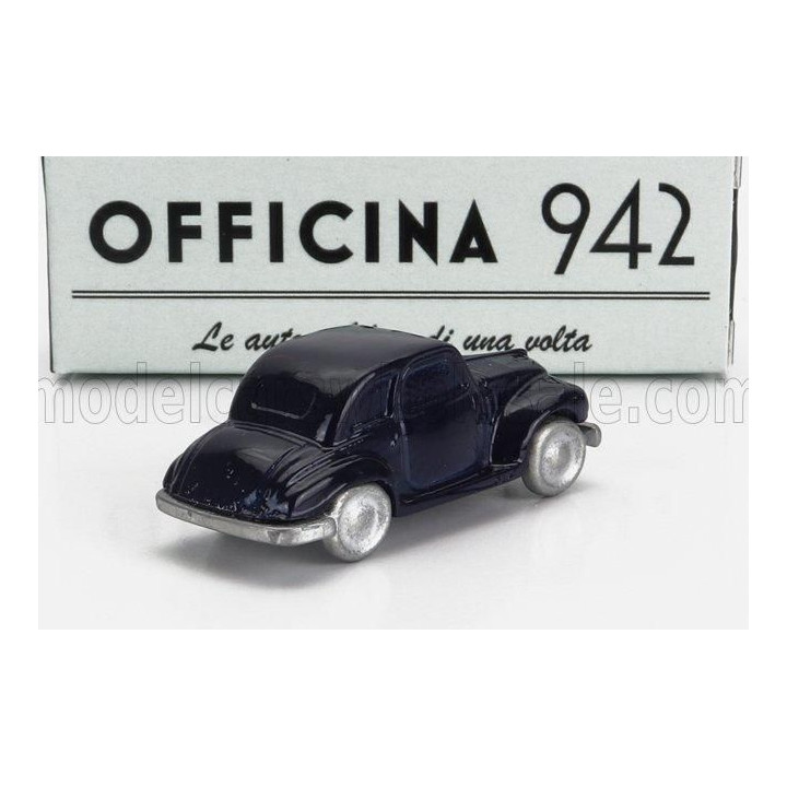 OFFICINA 942 FIAT 500C 4 POSTI CARROZZERIA ROLFO 1950 - BLUE 1/76