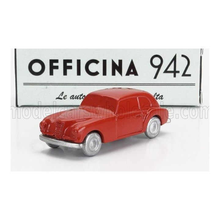 OFFICINA 942 FIAT 1100B BERLINA CARROZZERIA VIGNALE 1948 - RED 1/76