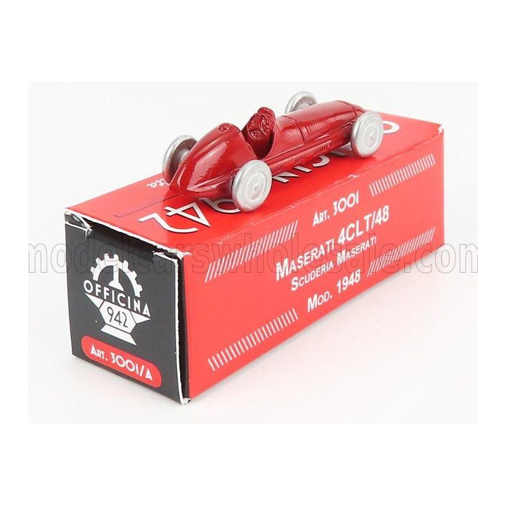 OFFICINA 942 MASERATI F1  4CLT/48 N 0 TEAM SCUDERIA MASERATI 1948 - RED 1/76