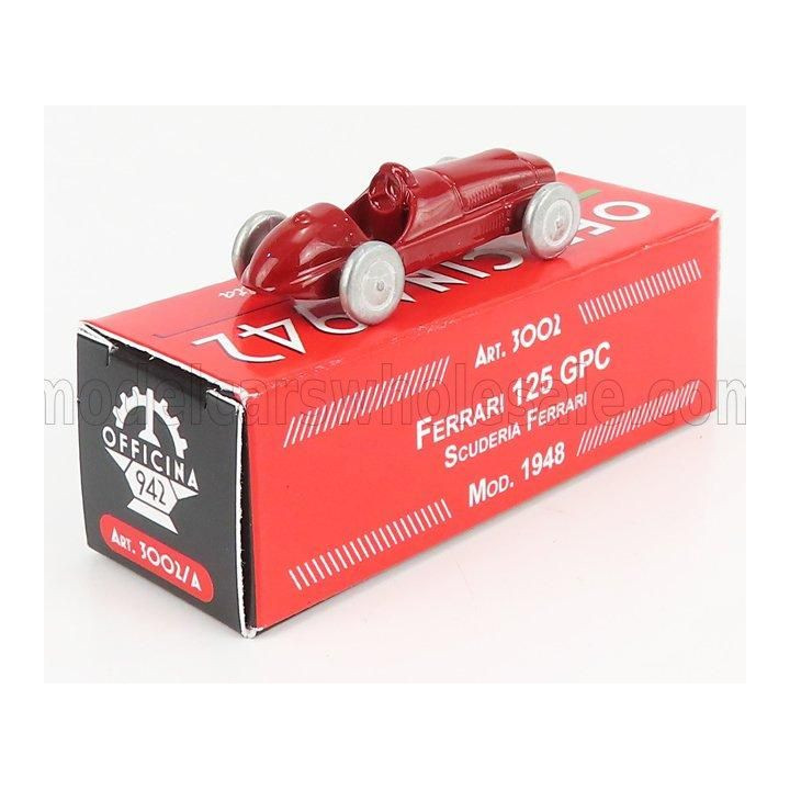 OFFICINA 942 FERRARI F1  125 GPC N 0 TEAM SCUDERIA FERRARI 1948 - RED 1/76