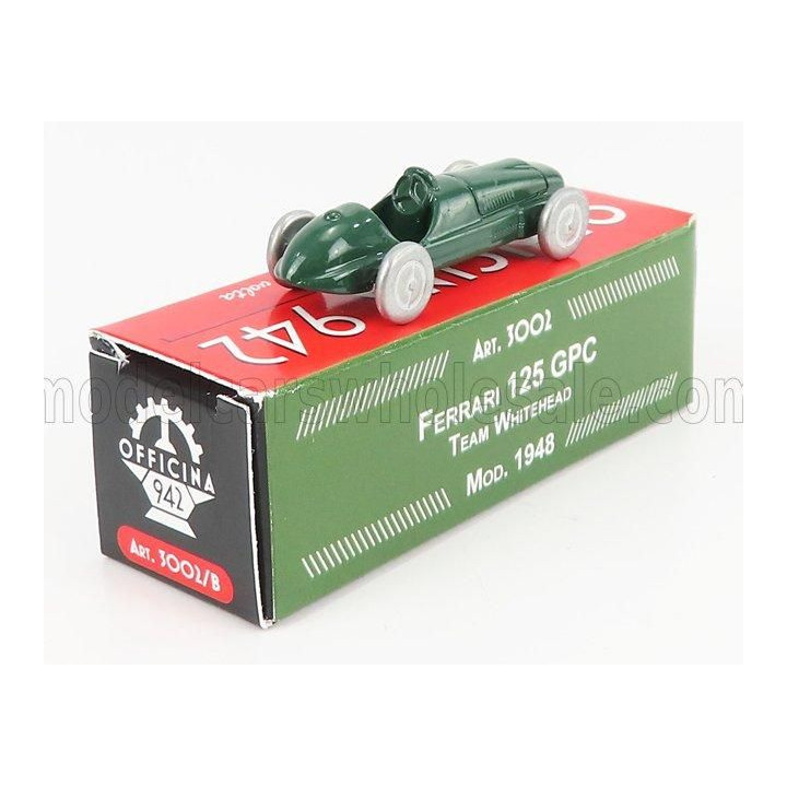 OFFICINA 942 FERRARI F1  125 GPC N 0 TEAM WHITEHEAD 1948 - GREEN 1/76