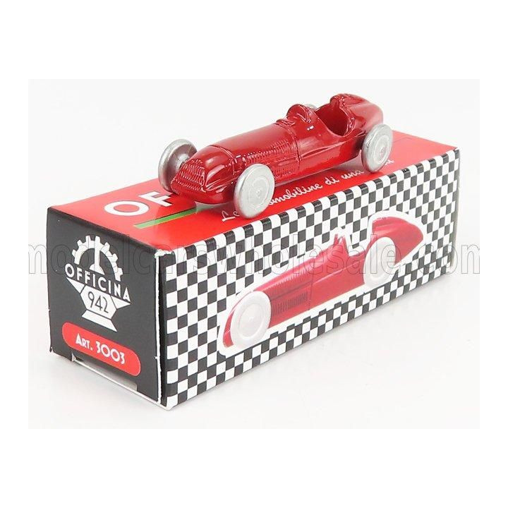 OFFICINA 942 ALFA ROMEO F1  159 ALFETTA N 0 TEAM SCUDERIA ALFA ROMEO 1950 WORLD CHAMPION - RED 1/76