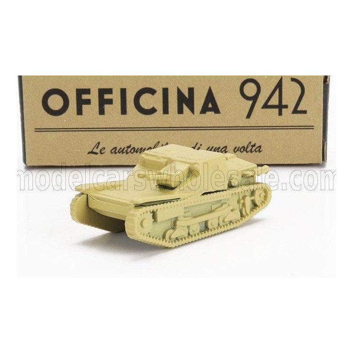 OFFICINA 942 FIAT L3/33 ANSALDO TANK CARRO VELOCE 1933 - MILITARY SAND 1/76