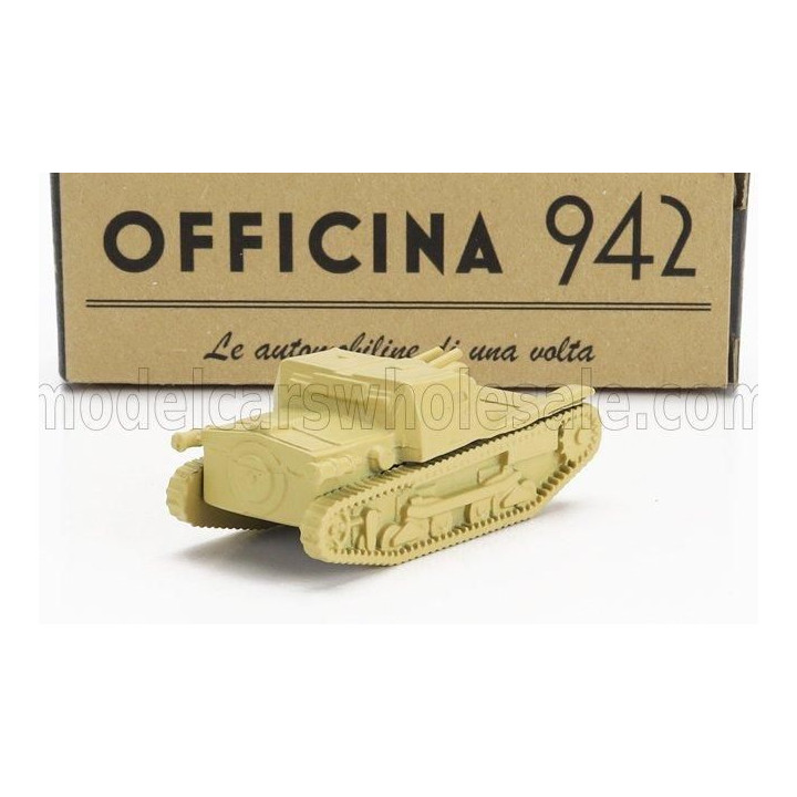 OFFICINA 942 FIAT L3/33 ANSALDO TANK CARRO VELOCE 1933 - MILITARY SAND 1/76