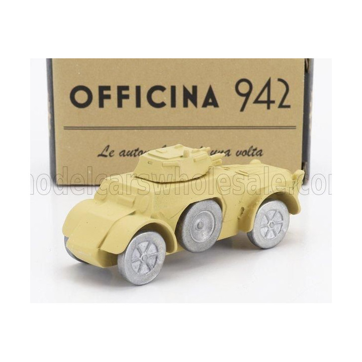 OFFICINA 942 FIAT ANSALDO TANK AB40 AUTOBLINDO 1940 - MILITARY SAND 1/76