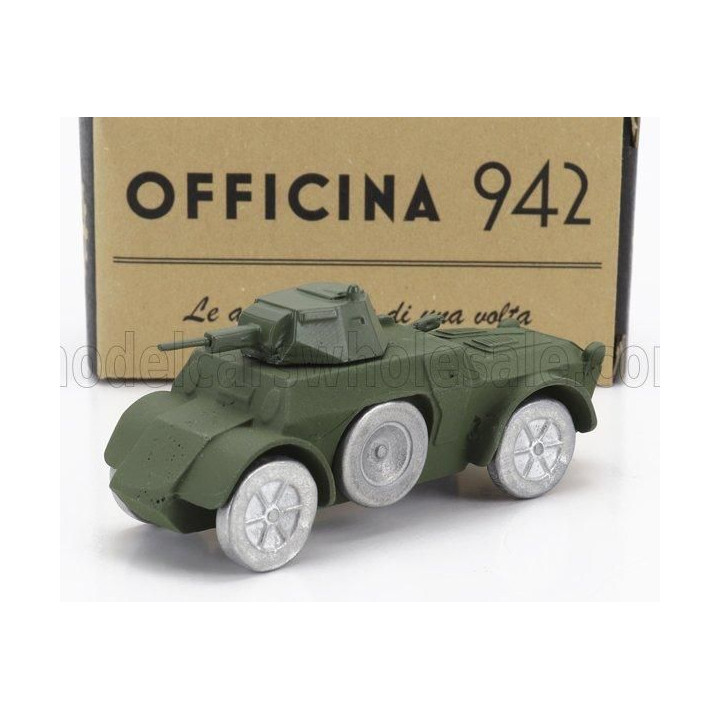 OFFICINA 942 FIAT ANSALDO TANK AB41 AUTOBLINDO 1941 - MILITARY GREEN 1/76