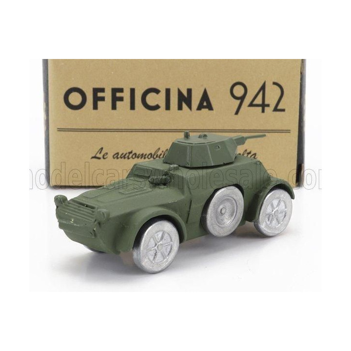 OFFICINA 942 FIAT ANSALDO TANK AB43 AUTOBLINDO 1943 - MILITARY GREEN 1/76