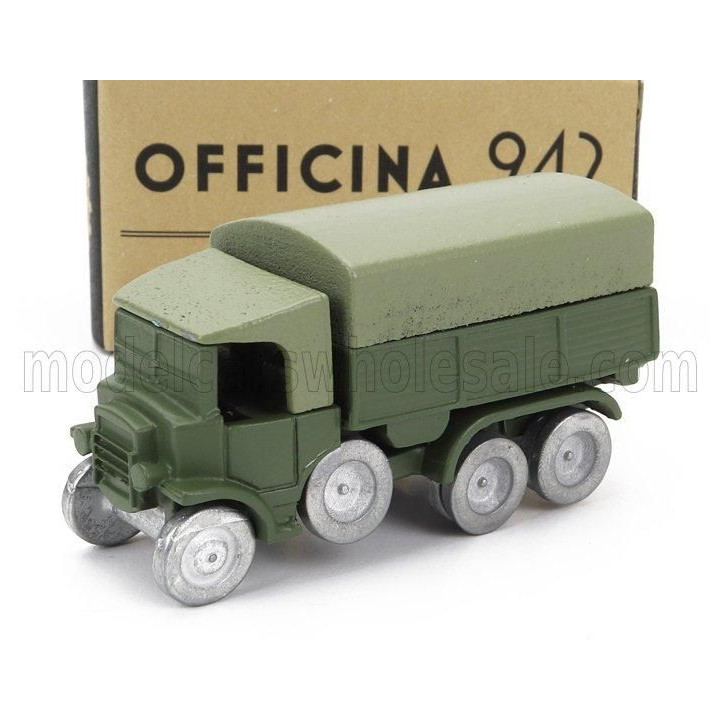 OFFICINA 942 FIAT SPA DOVUNQUE 35 TRUCK 3-ASSI 1935 - MILITARY GREEN 1/76