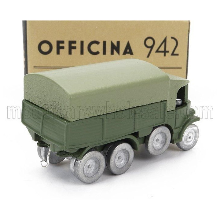 OFFICINA 942 FIAT SPA DOVUNQUE 35 TRUCK 3-ASSI 1935 - MILITARY GREEN 1/76