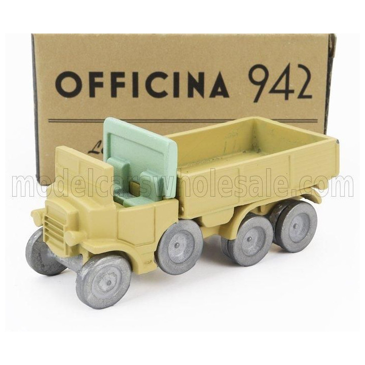 OFFICINA 942 FIAT SPA DOVUNQUE 35 TRUCK 3-ASSI 1935 - MILITARY SAND 1/76