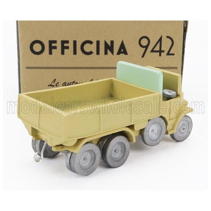 OFFICINA 942 FIAT SPA DOVUNQUE 35 TRUCK 3-ASSI 1935 - MILITARY SAND 1/76