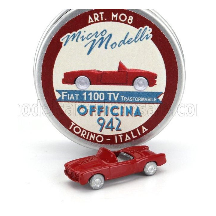 OFFICINA 942 FIAT 1100/103 TRASFORMABILE CABRIOLET OPEN 1953 - RED 1/160