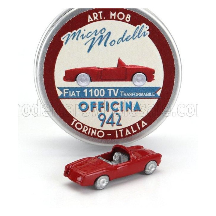 OFFICINA 942 FIAT 1100/103 TRASFORMABILE CABRIOLET OPEN 1953 - RED 1/160