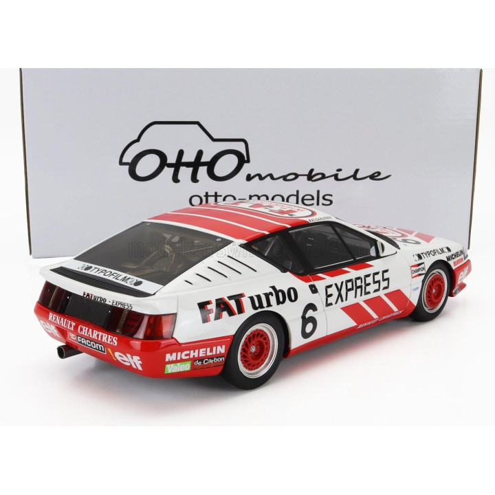 OTTO MOBILE RENAULT GTA ALPINE N 6 EUROPA CUP 1987 J.GOUHIER - WHITE RED 1/18