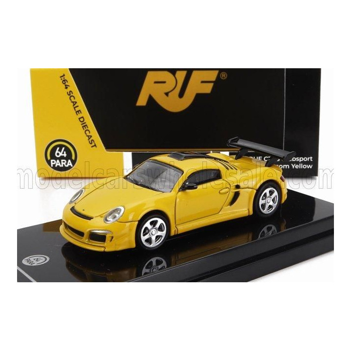 PARAGON MODELS PORSCHE GT RUF CTR3 CLUBSPORT LHD 2012 - YELLOW 1/64