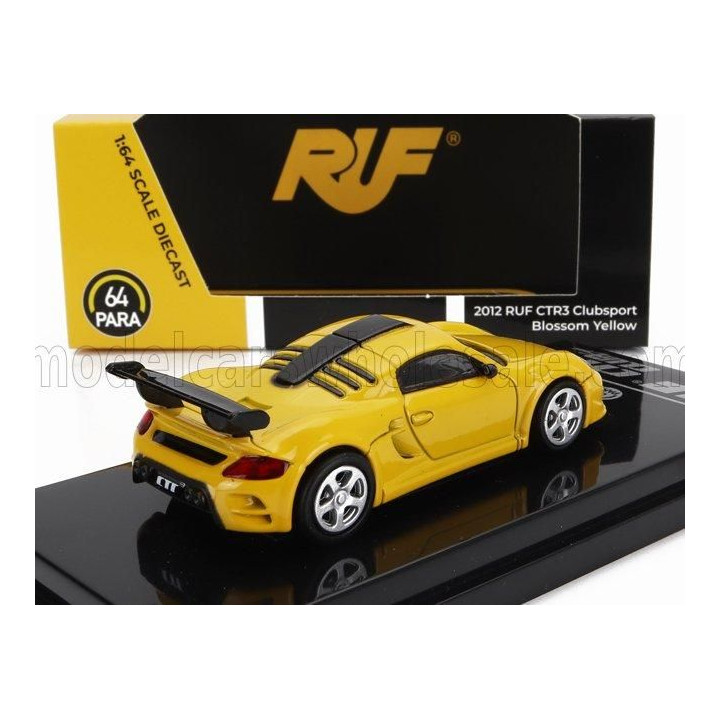 PARAGON MODELS PORSCHE GT RUF CTR3 CLUBSPORT LHD 2012 - YELLOW 1/64