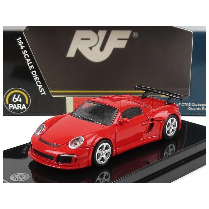 PARAGON MODELS PORSCHE CTR3 RUF CLUBSPORT (BASE 911) 2012 - RED 1/64