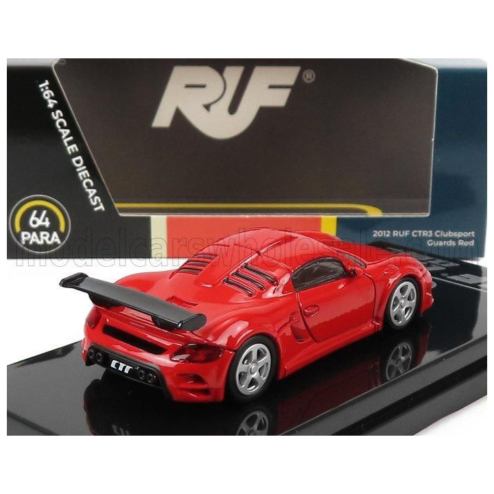 PARAGON MODELS PORSCHE CTR3 RUF CLUBSPORT (BASE 911) 2012 - RED 1/64