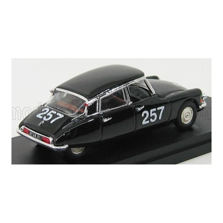 RIO MODELS CITROEN DS19 N 257 MILLE MIGLIA 1957 ABOUT - BOURILLOT - BLACK 1/43