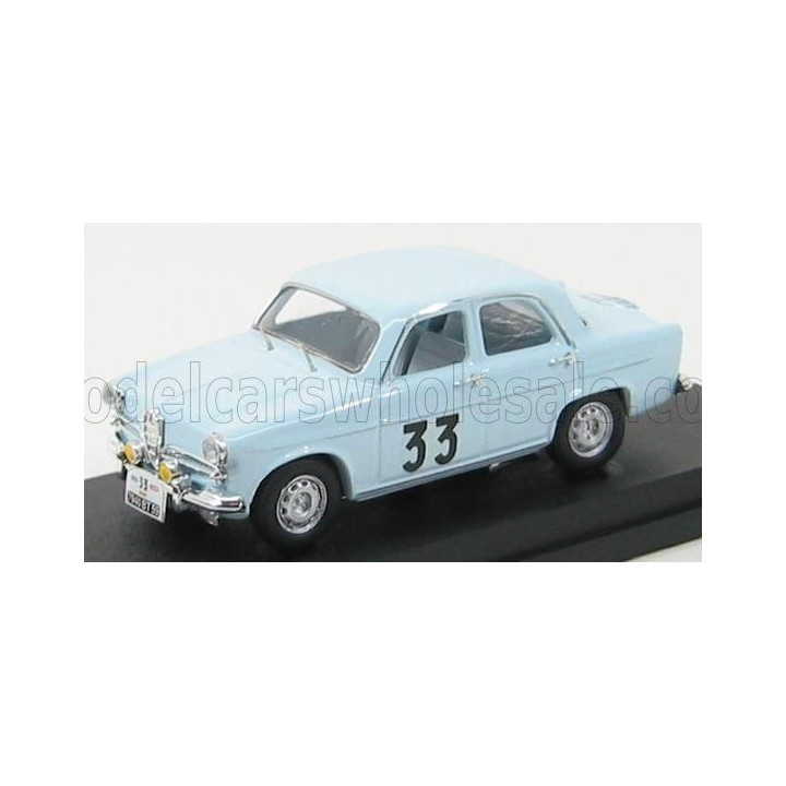 RIO MODELS ALFA ROMEO GIULIETTA 1958 RALLY TOUR DE FRANCE N 33 - LIGHT BLUE 1/43