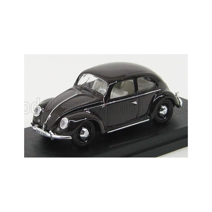 RIO MODELS VOLKSWAGEN BEETLE 1200 DE LUXE 1953 - BROWN 1/43