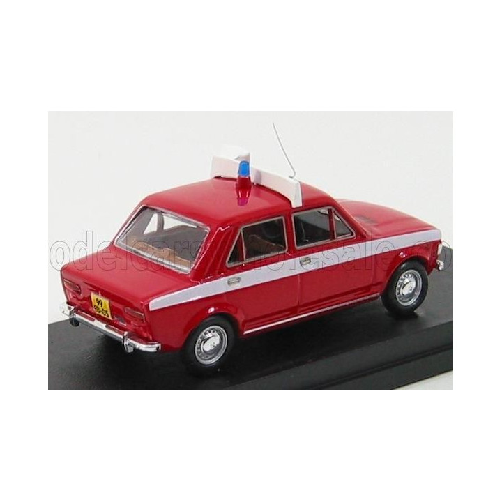 RIO MODELS FIAT 128 4 PORTE DUTCH FIREMEN - FIRE ENGINE - VIGILI DEL FUOCO - RED 1/43