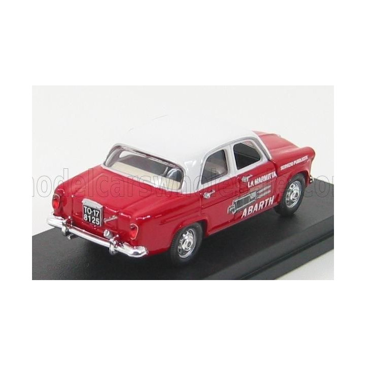 RIO MODELS ALFA ROMEO GIULIETTA SERVIZIO MARMITTE ABARTH 1957 - RED WHITE 1/43