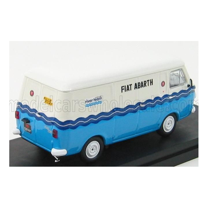 RIO MODELS FIAT 238 VAN - ABARTH RIVER TEAM 1972 - BLUE WHITE 1/43