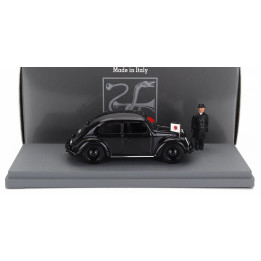 RIO MODELS VOLKSWAGEN BEETLE MAGGIOLINO 1939 - PERSONAL CAR GENERAL OSHIMA - WWII - BLACK 1/43