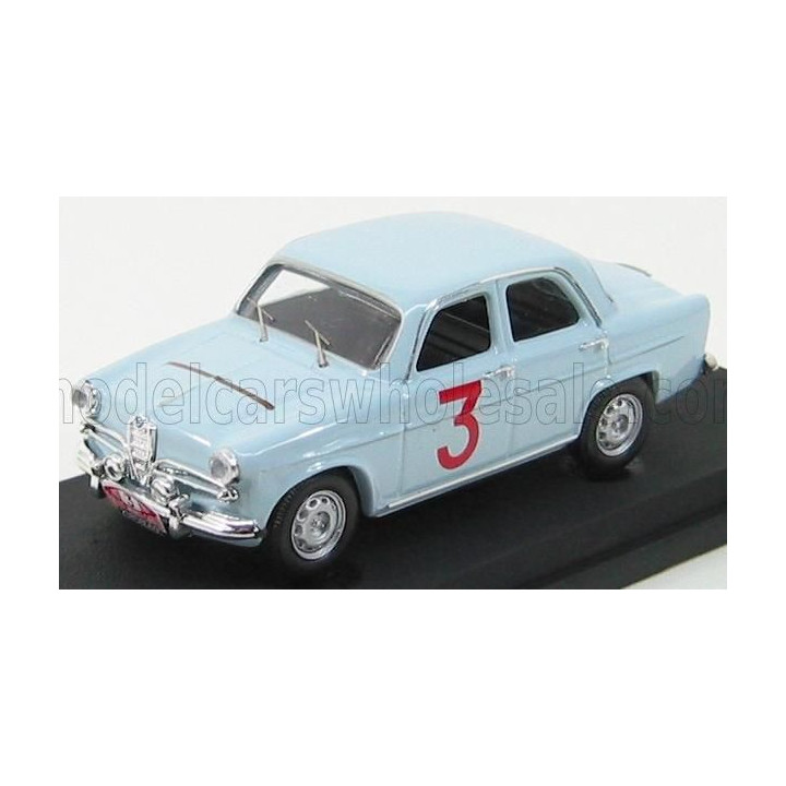 RIO MODELS ALFA ROMEO GIULIETTA TI N 3 RALLY MONTECARLO 1960 E.CARLSSON - LIGHT BLUE 1/43