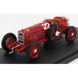 RIO MODELS ALFA ROMEO P3 TIPO B N 22 TARGA FLORIO 1935 L.CHIRON - RED 1/43