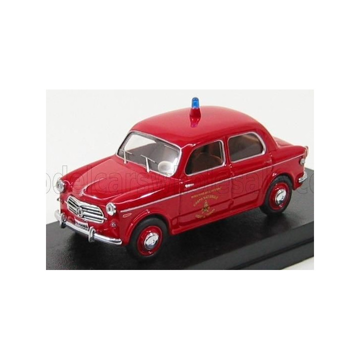 RIO MODELS FIAT 1100/103 T.V. VIGILI DEL FUOCO 1955 - FIRE ENGINE - RED 1/43
