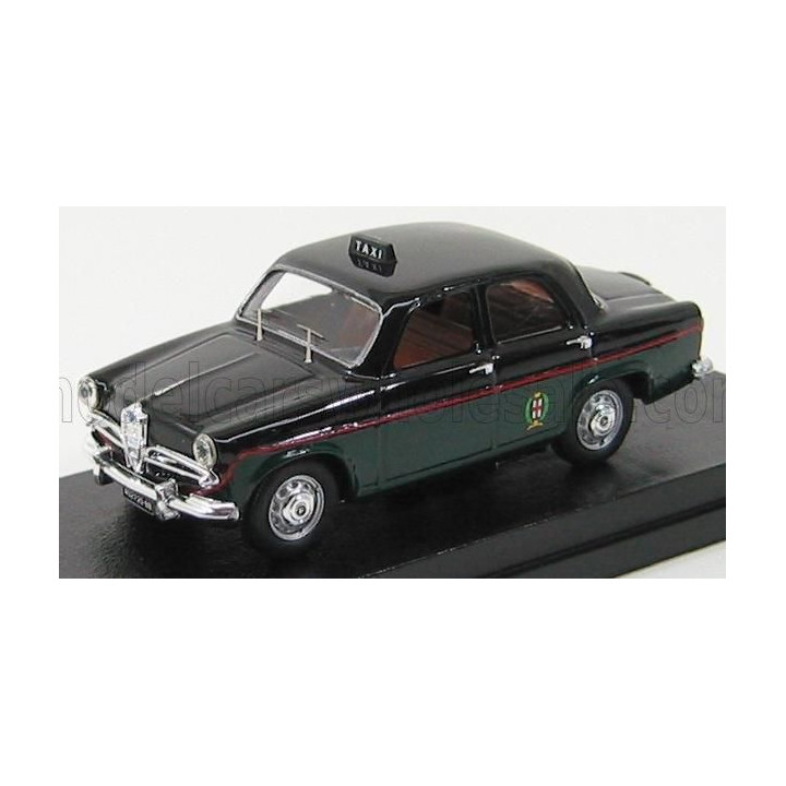 RIO MODELS ALFA ROMEO GIULIETTA TAXI MILANO 1959 - BLACK GREEN 1/43