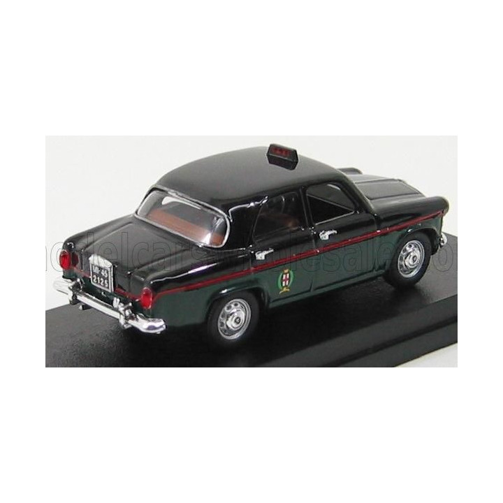 RIO MODELS ALFA ROMEO GIULIETTA TAXI MILANO 1959 - BLACK GREEN 1/43