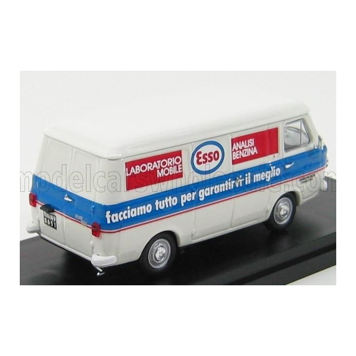 RIO MODELS FIAT 238 VAN ESSO 1974 - WHITE BLUE RED 1/43