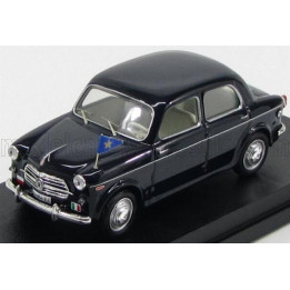RIO MODELS FIAT 1100 103TV ESERCITO ITALIANO 1955 AUTO DEL GENERALE - MILITARY COMMAND CAR - BLACK 1/43