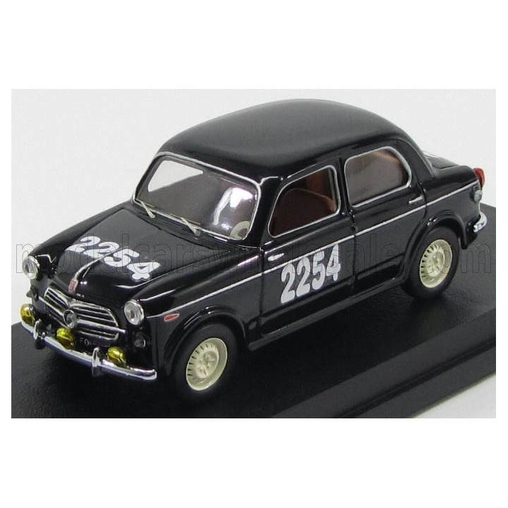 RIO MODELS FIAT 1100/103 N 2254 MILLE MIGLIA 1955 O.MORELLI - BLACK 1/43
